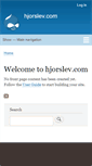 Mobile Screenshot of hjorslev.com